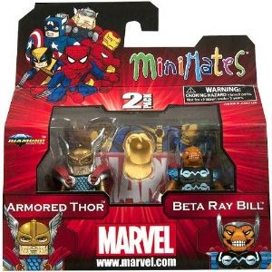 Marvel Minimates Series 42 Thor Captain America Movie Armored Thor & Beta Ray Bill 2-Pack