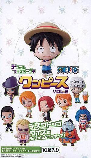 One Piece Deform Master Petite Mini Trading Figures Vol 2 Blind Mystery Box Figure