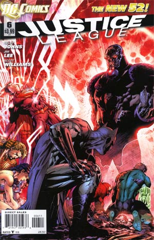 Justice League Vol 2 #6 1st Ptg Regular Jim Lee Cover
