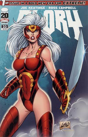 Glory #23 Cover B Variant Rob Liefeld Cover