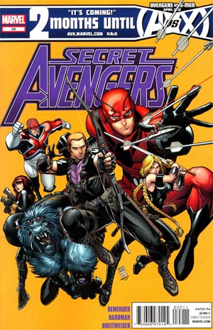 Secret Avengers #22 1st Ptg Regular Arthur Adams Cover