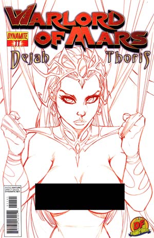 Warlord Of Mars Dejah Thoris #11 DF Exclusive Ale Garza Martian Red Risque Cover
