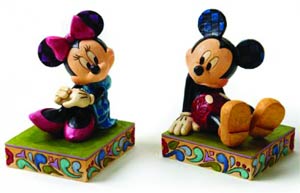 Disney Traditions Bookends - Mickey & Minnie