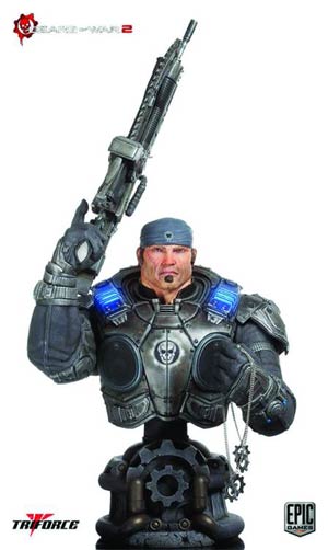 Gears Of War 2 Marcus Fenix Epic Scale Bust