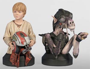 Star Wars Sebulba & Anakin 2-Pack Mini Bust