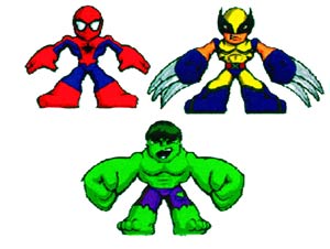 Marvel Super-Hero Mini Plush Assortment Case 201201