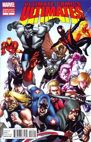 Ultimate Comics Ultimates #4 Incentive Marvel Comics 50th Anniversary Variant Cover
