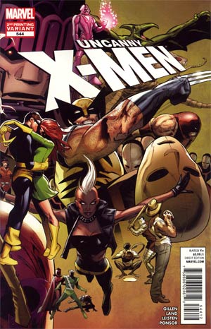 Uncanny X-Men #544 Cover D 2nd Ptg Greg Land Variant Cover