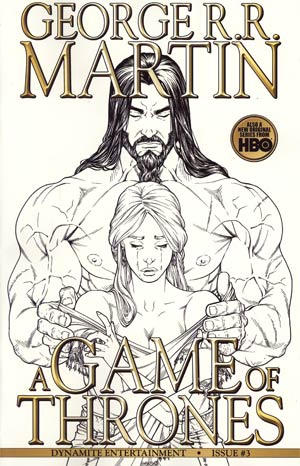 Game Of Thrones #3 Cover B Incentive Mike Miller Black & White Cover