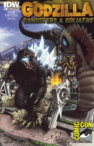 Godzilla Gangsters & Goliaths #1 Cover D SDCC 2011 Retailer Exclusive Edition