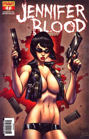 Garth Ennis Jennifer Blood #7 Incentive Ale Garza Risque Cover