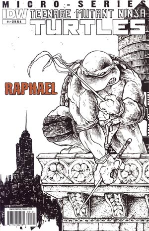 Teenage Mutant Ninja Turtles Micro-Series #1 Cover C Raphael Incentive David Petersen Sketch Cover