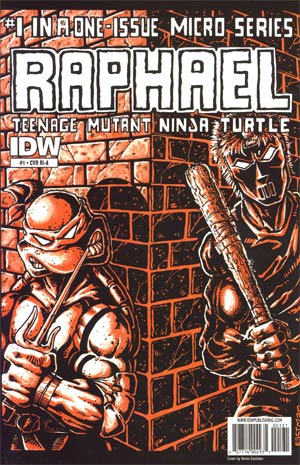 Teenage Mutant Ninja Turtles Micro-Series #1 Cover D Raphael Incentive Kevin Eastman Retro Variant Cover