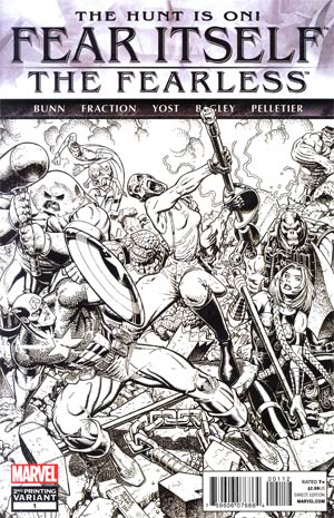 Fear Itself Fearless #1 Cover F 2nd Ptg Arthur Adams Variant Cover