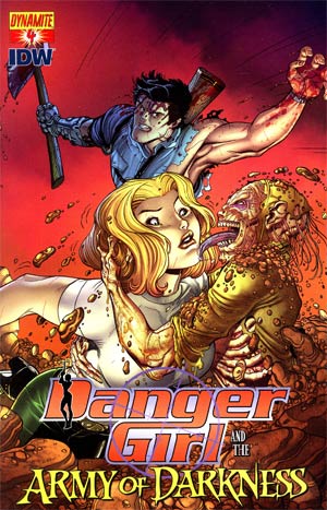 Danger Girl And The Army Of Darkness #4 Cover B Regular Nick Bradshaw Cover