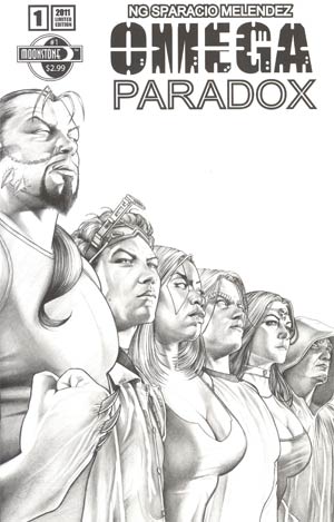Omega Paradox #1 Incentive Sketch Cover