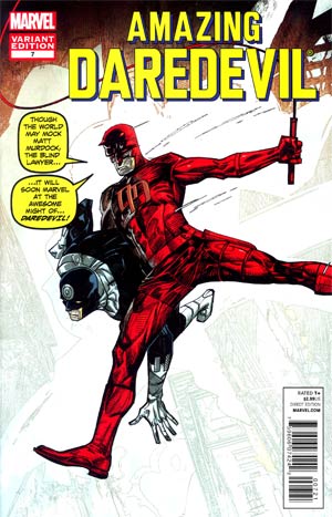Daredevil Vol 3 #7 Cover B Incentive Marvel Comics 50th Anniversary Variant Cover