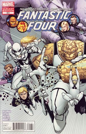 Fantastic Four Vol 3 #601 Cover B Incentive Connecting Variant Cover