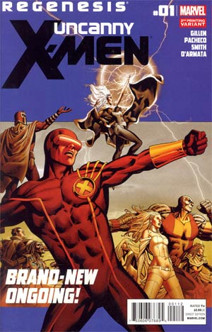 Uncanny X-Men Vol 2 #1 Cover F 2nd Ptg Carlos Pacheco Variant Cover (X-Men Regenesis Tie-In)