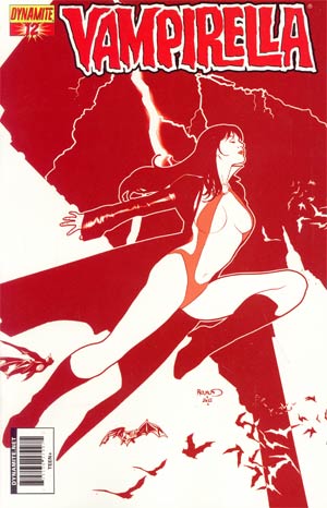 Vampirella Vol 4 #12 Incentive Paul Renaud Blood Red Cover