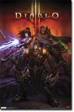 Diablo 3 Heroes Poster
