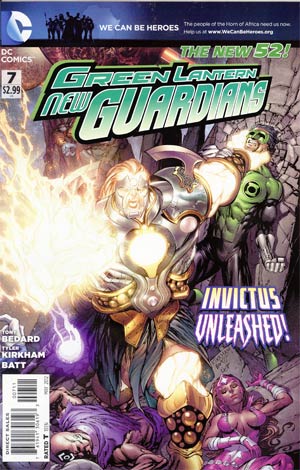 Green Lantern New Guardians #7 Cover A Regular Tyler Kirkham Cover