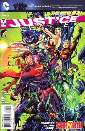 Justice League Vol 2 #7 1st Ptg Regular Jim Lee Cover