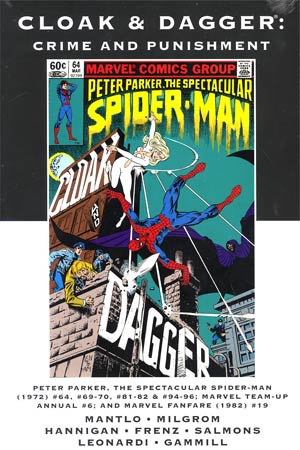Cloak And Dagger Crime And Punishment HC Premiere Edition Direct Market Edition