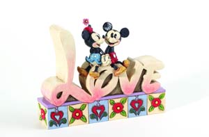 Disney Traditions Mickey & Minnie Love Figurine