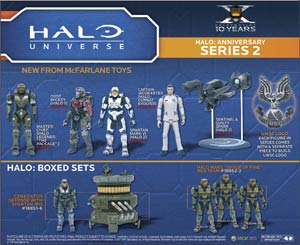 Halo 10th Anniversary Action Figure Box Set Series 2 Assortment Case
