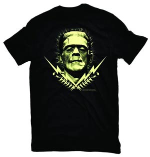 Frankenstein Bolts T-Shirt Large
