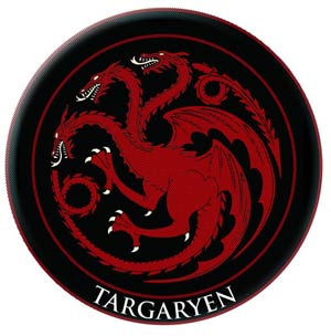 Game Of Thrones Embroidered Patch - Targaryen