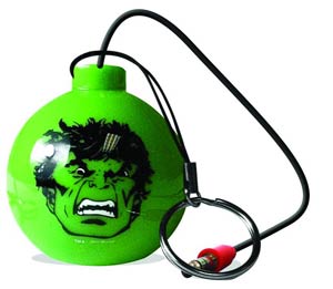 Marvel Heroes Speaker Ball Keychain - Incredible Hulk