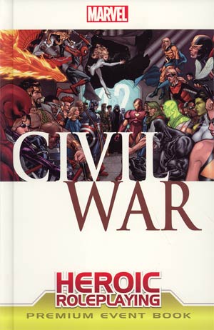 Marvel Heroic Roleplaying Civil War Premium Event Book HC