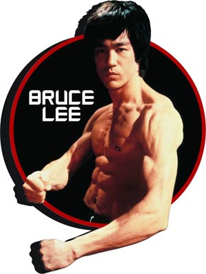 Bruce Lee Funky Chunky Magnet - Circle