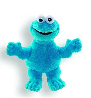 Gund Sesame Street Finger Puppet - Cookie Monster