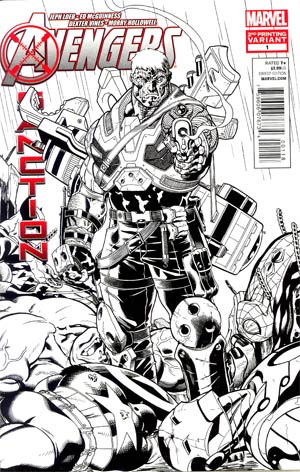 Avengers X-Sanction #1 Cover G 2nd Ptg Ed McGuinness Cable Variant Cover