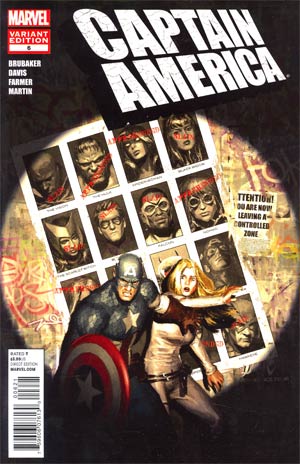 Captain America Vol 6 #6 Cover B Incentive Marvel Comics 50th Anniversary Variant Cover (Shattered Heroes Tie-In)