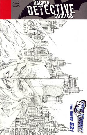 Detective Comics Vol 2 #5 Incentive Tony Daniel Sketch Cover