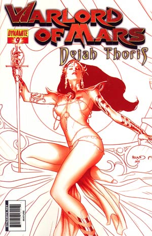 Warlord Of Mars Dejah Thoris #9 Incentive Paul Renaud Martian Red Cover