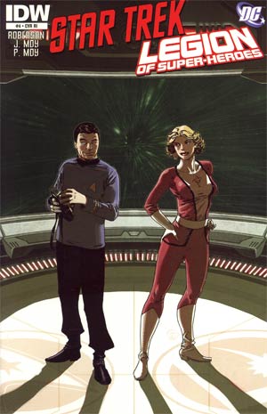 Star Trek Legion Of Super-Heroes #4 Incentive Mario Alberti Variant Cover