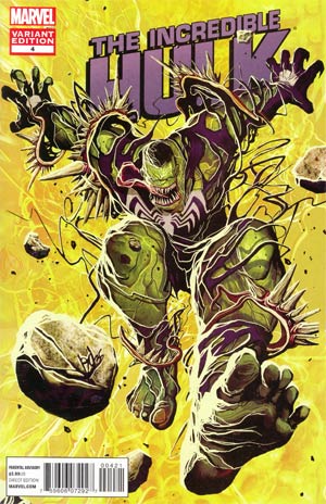 Incredible Hulk Vol 4 #4 Incentive Venom Variant Cover (Shattered Heroes Tie-In)