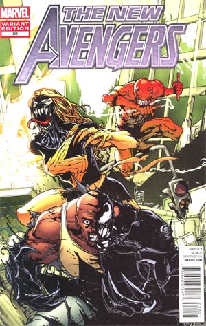 New Avengers Vol 2 #20 Incentive Venom Variant Cover