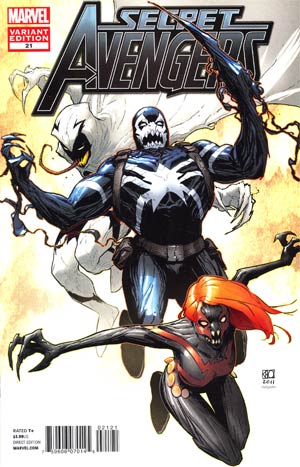 Secret Avengers #21 Incentive Venom Variant Cover