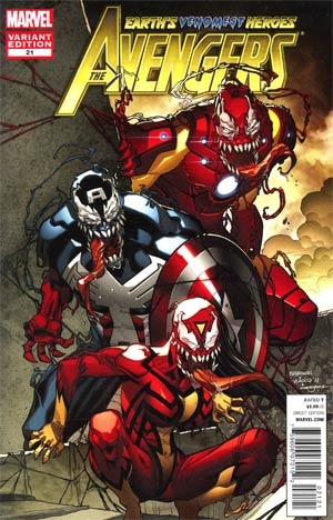 Avengers Vol 4 #21 Cover B Incentive Venom Variant Cover (Shattered Heroes Tie-In)