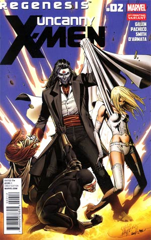 Uncanny X-Men Vol 2 #2 Cover C 2nd Ptg Carlos Pacheco Variant Cover (X-Men Regenesis Tie-In)
