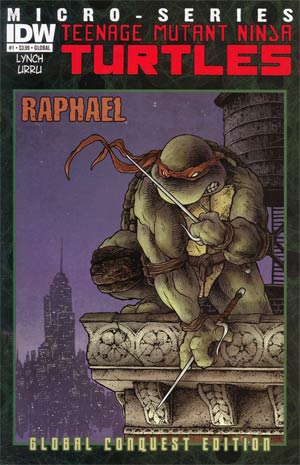 Teenage Mutant Ninja Turtles Micro-Series #1 Cover E Raphael Global Conquest Edition