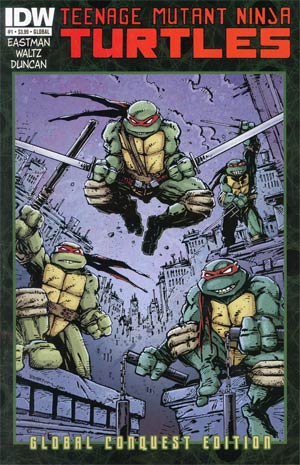 Teenage Mutant Ninja Turtles Vol 5 #1 Cover H Global Conquest Edition