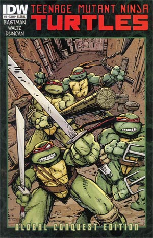 Teenage Mutant Ninja Turtles Vol 5 #2 Cover E Global Conquest Edition