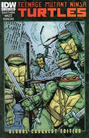 Teenage Mutant Ninja Turtles Vol 5 #3 Cover E Global Conquest Edition